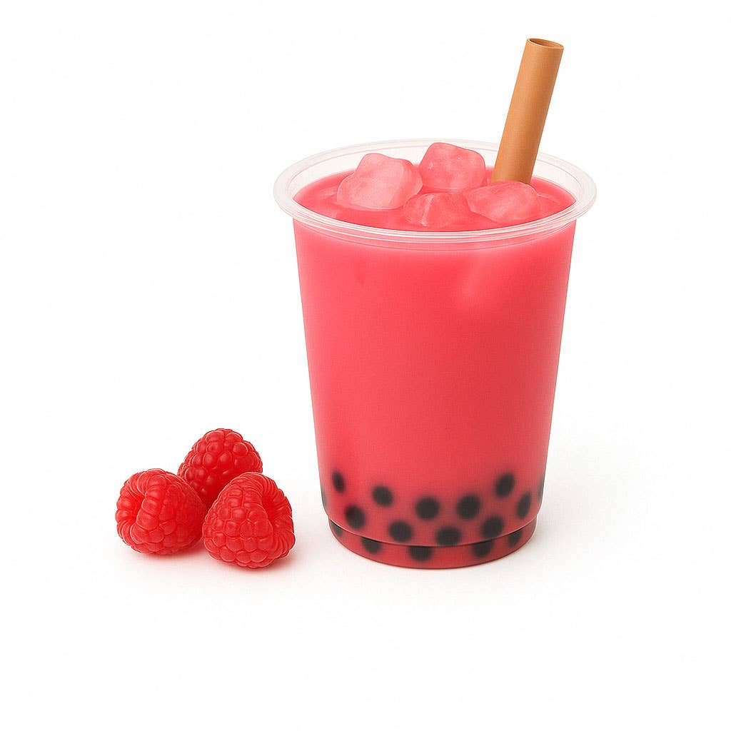 Bubble Tea Supply - Wholesale Powdered Health Drink - Raspberry Bubble Tea Powder0