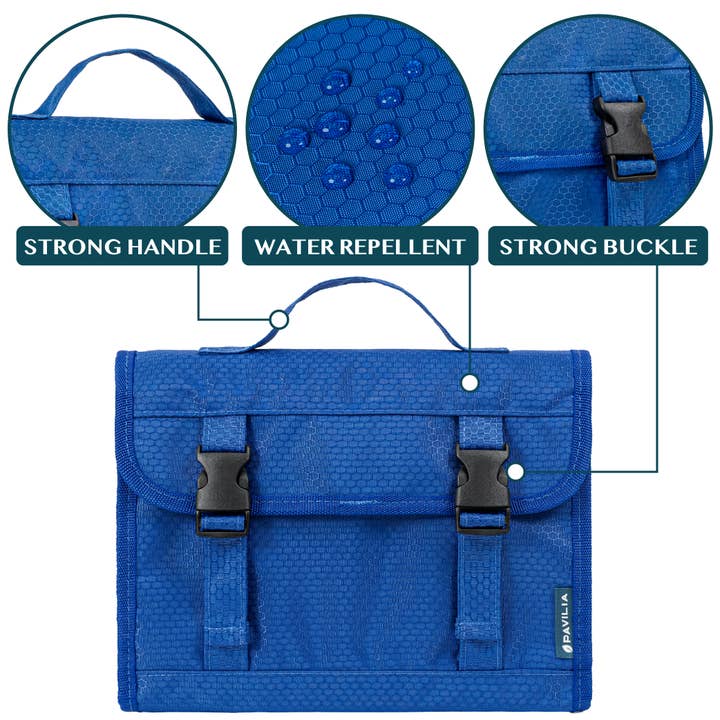 Pavilia - Wholesale Toiletry bag – Unisex - Buckle Hanging Toiletry Organizer Bag14