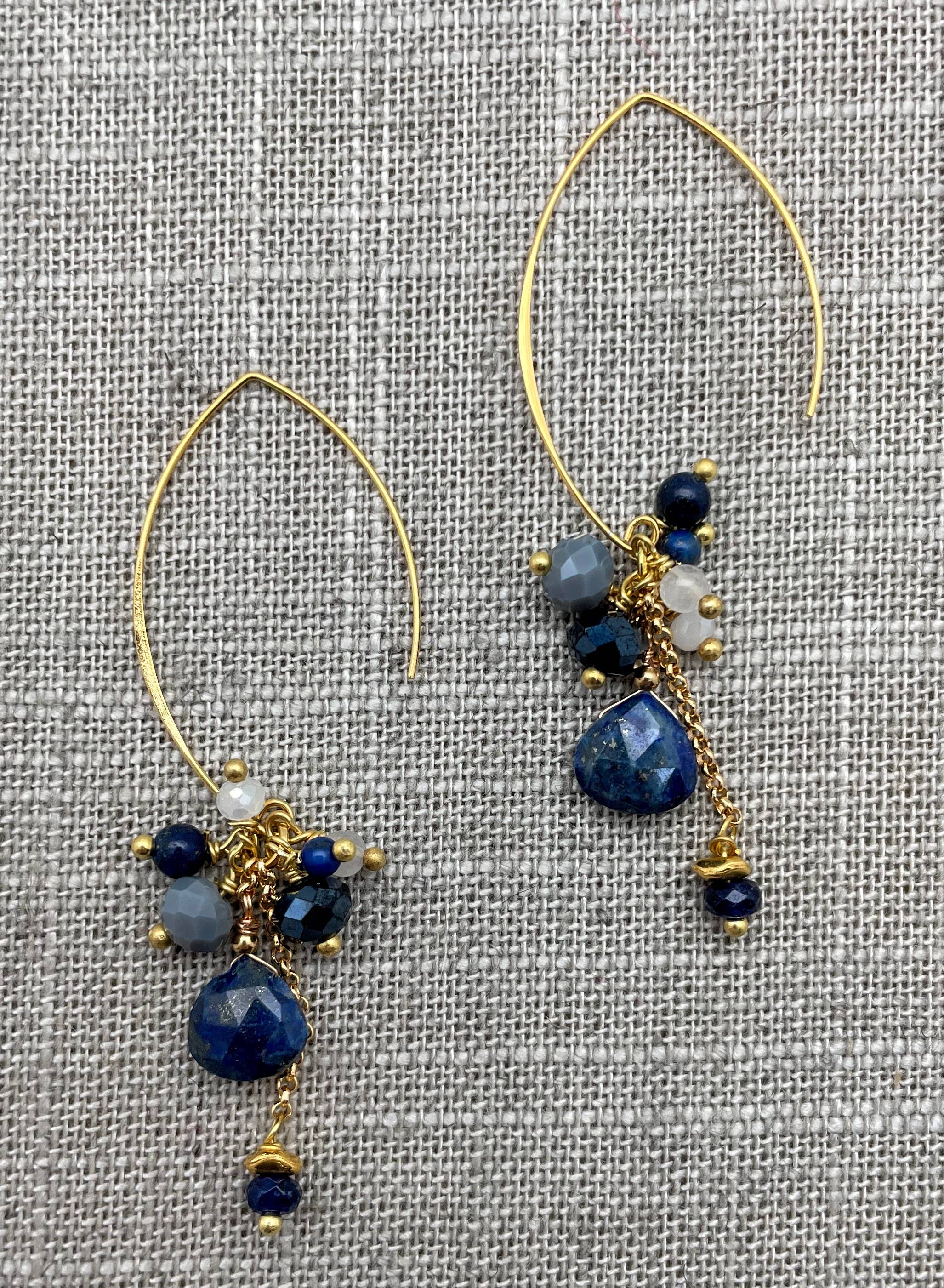 Crossroads Accessories Inc - Wholesale Dangle Earrings - Handmade Faceted Drop Earrings-GD GROUP2