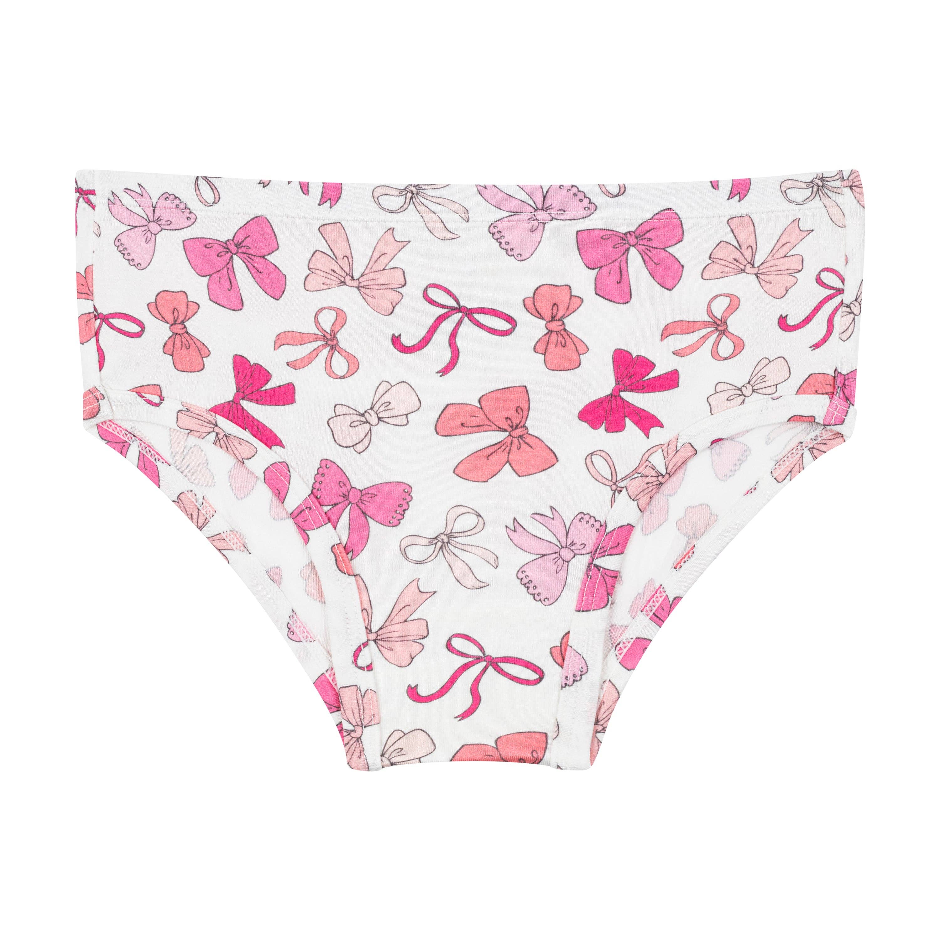 Macaron + Me - Wholesale Underwear - Kids - Girls Panties - Pink Bows1