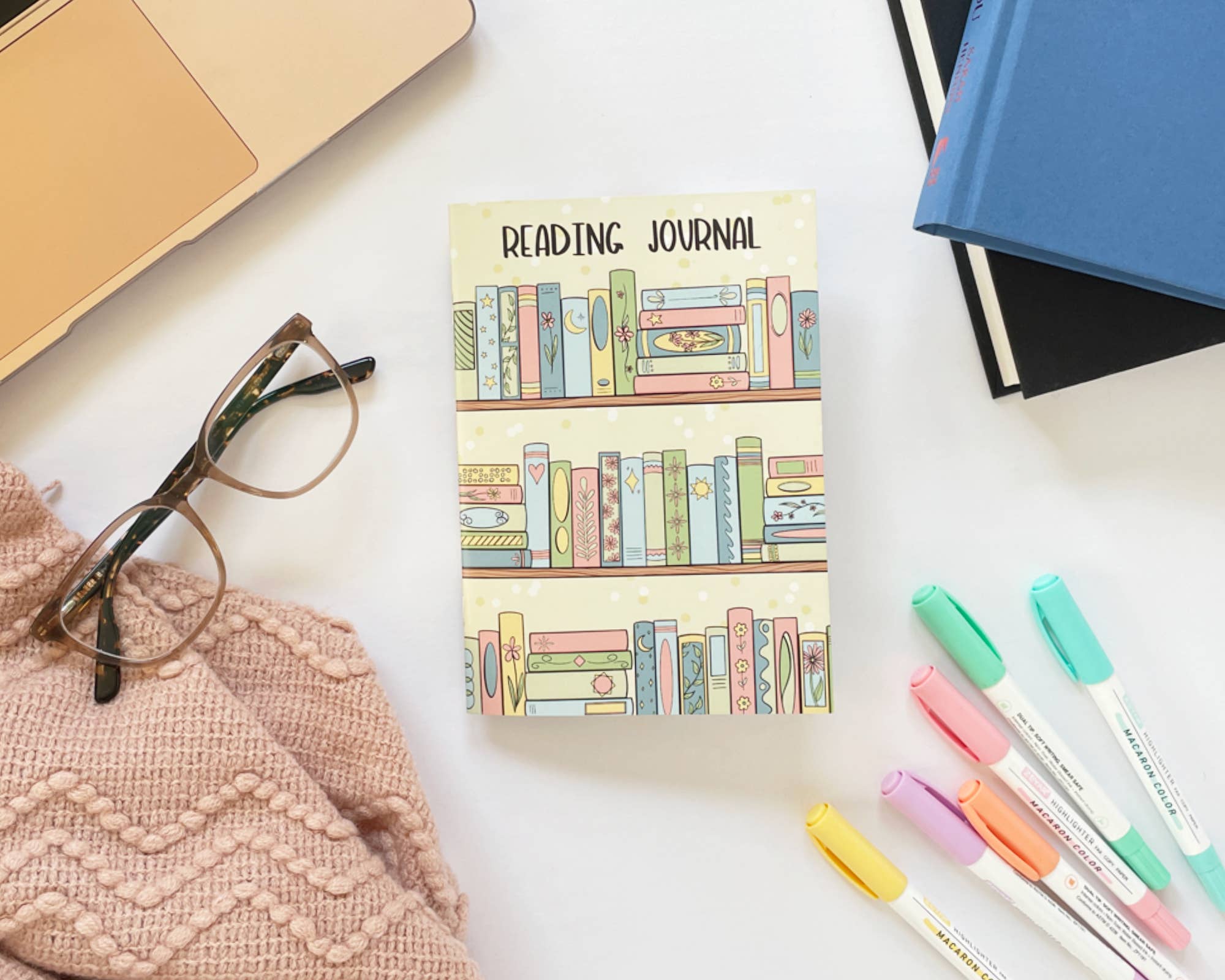 The Peachy Polka Dot - Wholesale Journal/Diary - Mini Reading Journal – TBR Tracker & Book Review Notebook