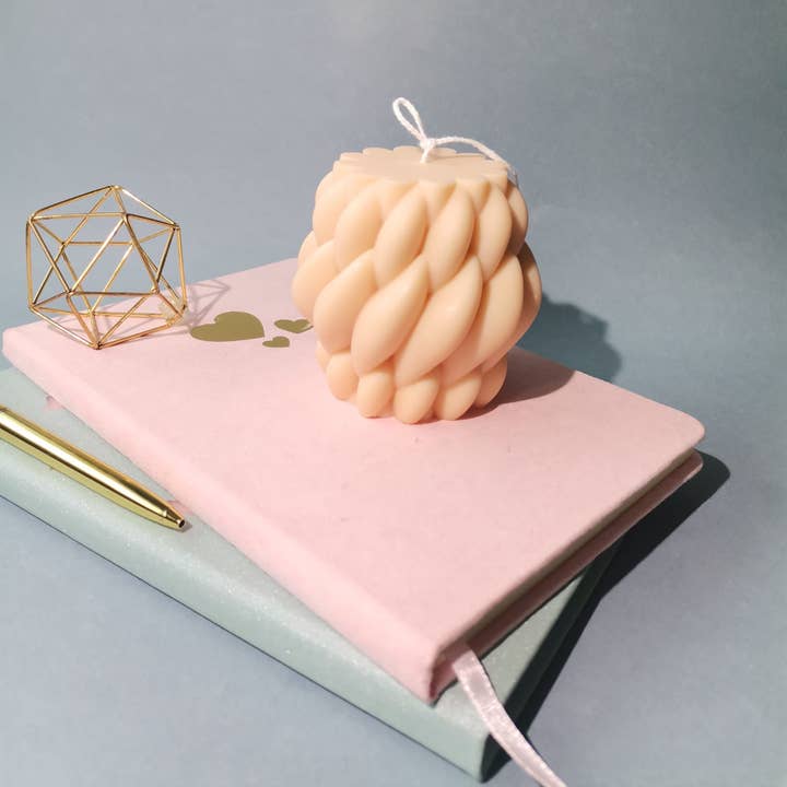 FUNDAYBIO - Wholesale Novelty Candle - 80g vegetable braid S decorative candle3