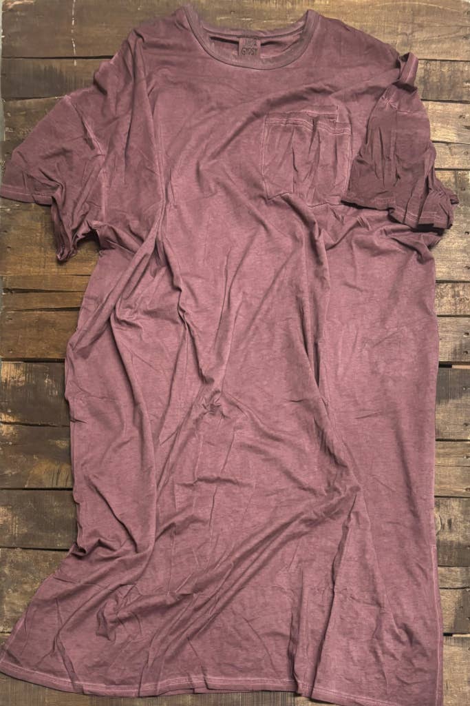 Jaded Gypsy - Wholesale Dress - Women's - Cute Comfort Dress - Plum2