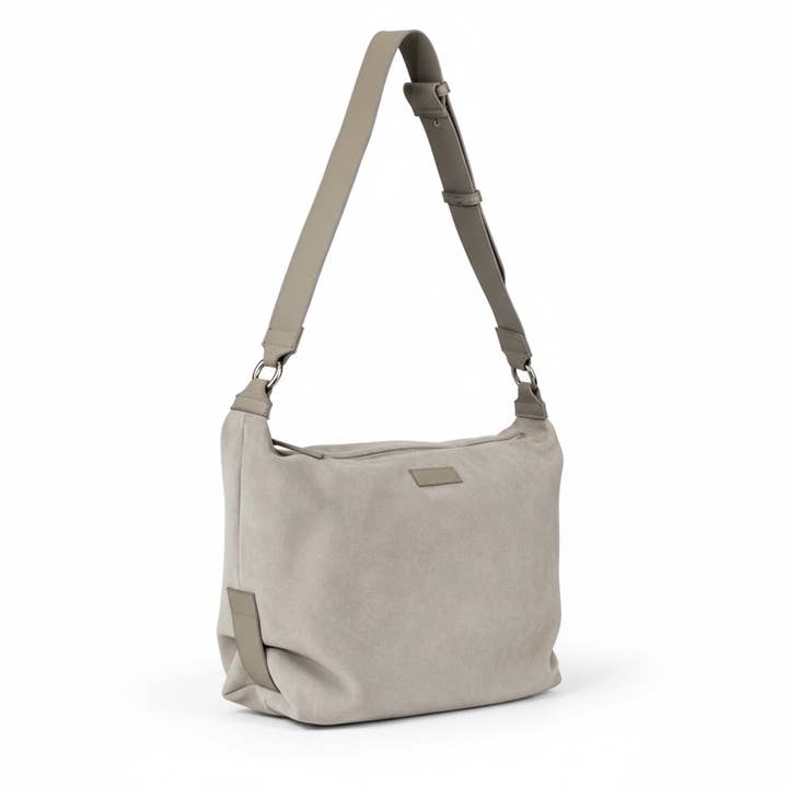 TIEFENBACHER LEHMANN - Wholesale Shoulder Bag - Women's - CLOUD BAG light grey - silver