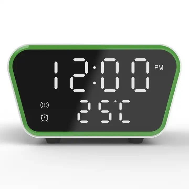 GulleeGadgets – wholesale Alarm clock – Wireless Alarm & Phone Charging Smart Clock - Assorted1