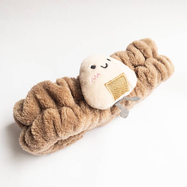 Eggy Cakes - Vente Bandeau pour le spa - Bandeau de spa en peluche Onigiri6