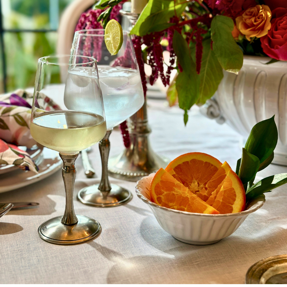 Arte Italica & Crown Linen Designs - Wholesale Bowl - Bella Bianca Beaded Cereal Bowl4