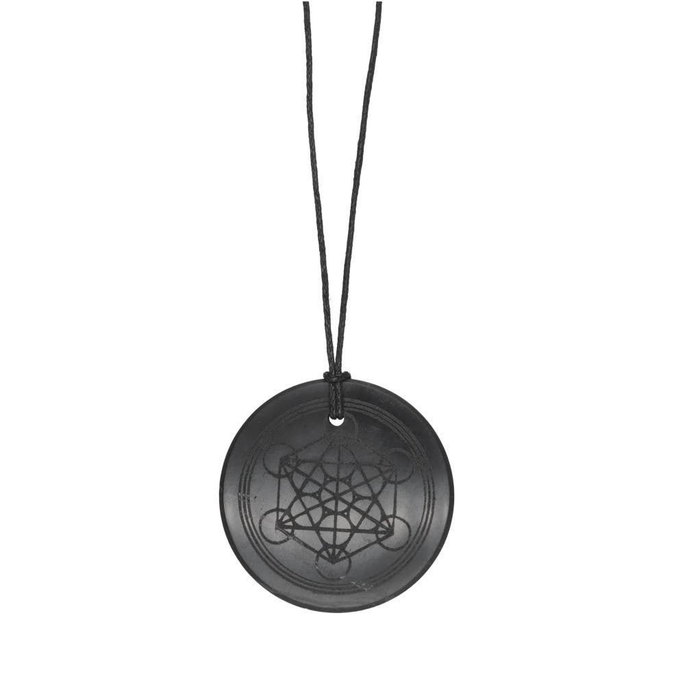 Vives de la Cortada S.L - Wholesale Spiritual Stone/Crystal - Large Metatron Shungite Pendant0