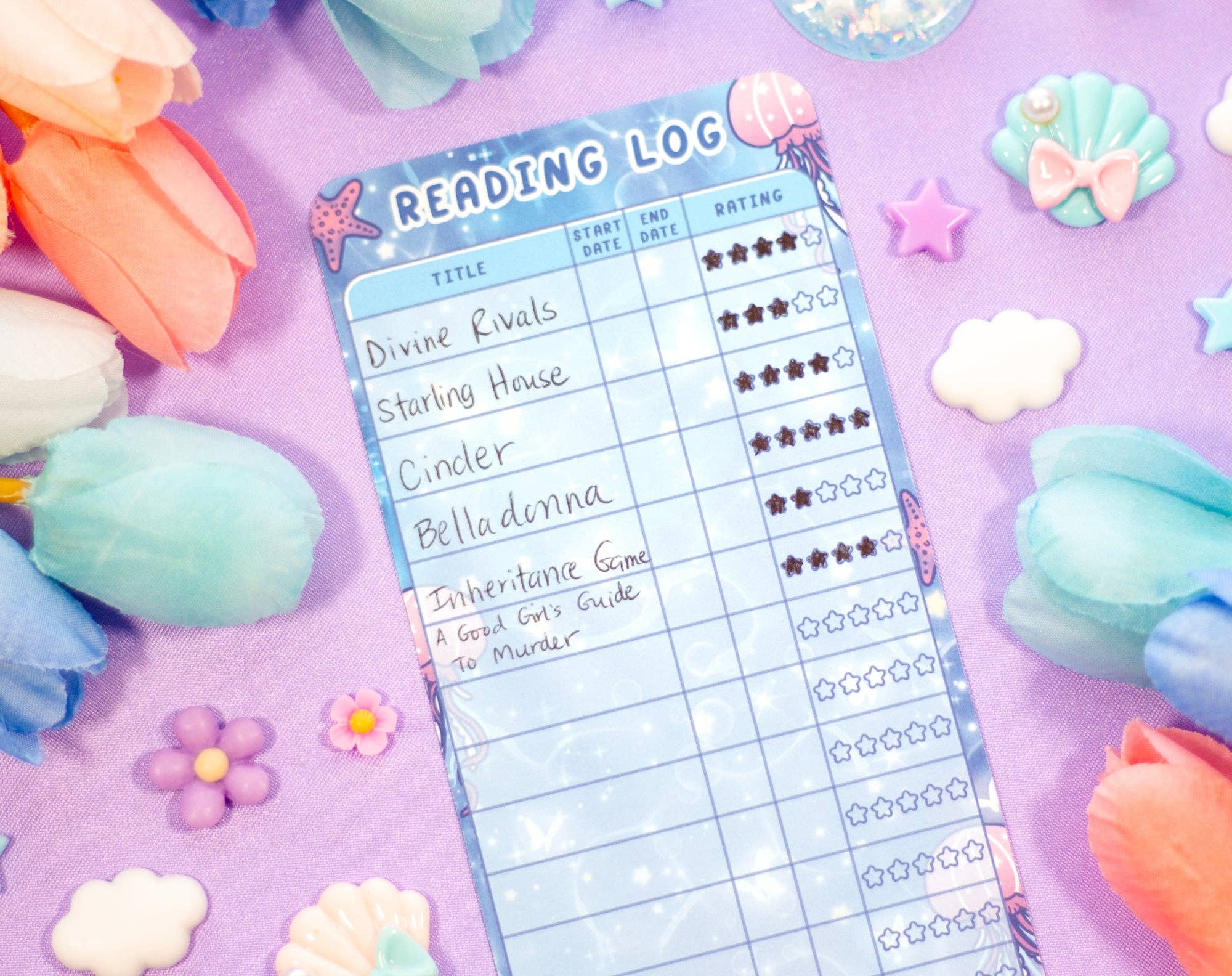 Unicorn Eclipse - Wholesale Bookmark - Reading Room Reading Log Bookmark4