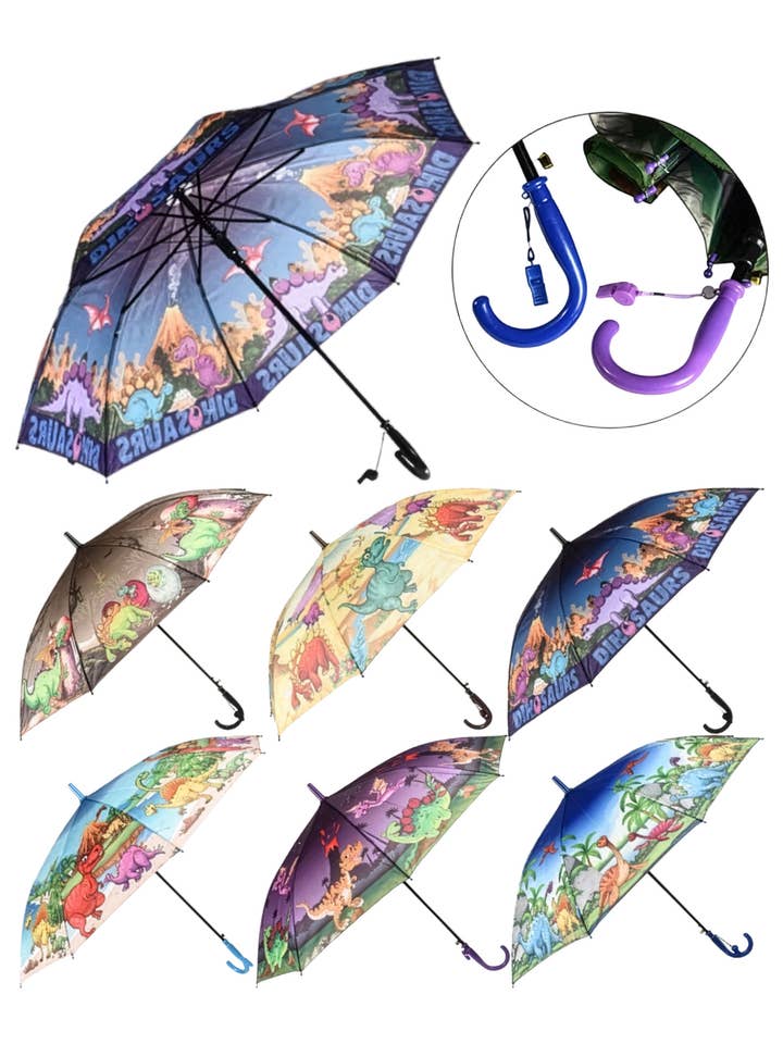 Parapluie automatique pour enfants Dinosaure Land pour la vente par Cap Zone