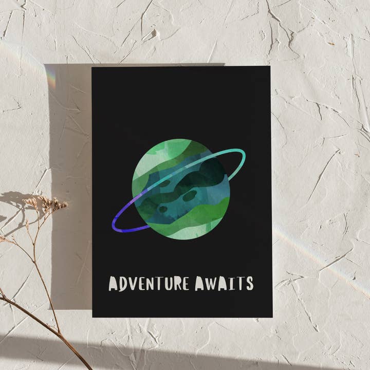 Adventure Awaits Kids Decor Space Print for wholesale by LXR CREATE