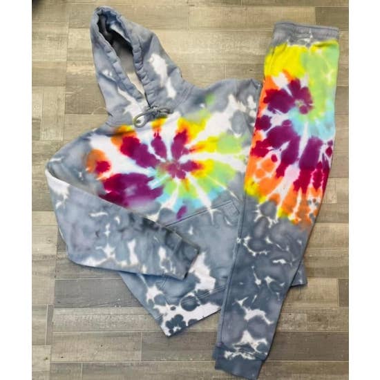 Sudadera/sudadera con capucha Tie Dye Swirl/Scrunch para venta al por mayor de Maria's Custom Designs