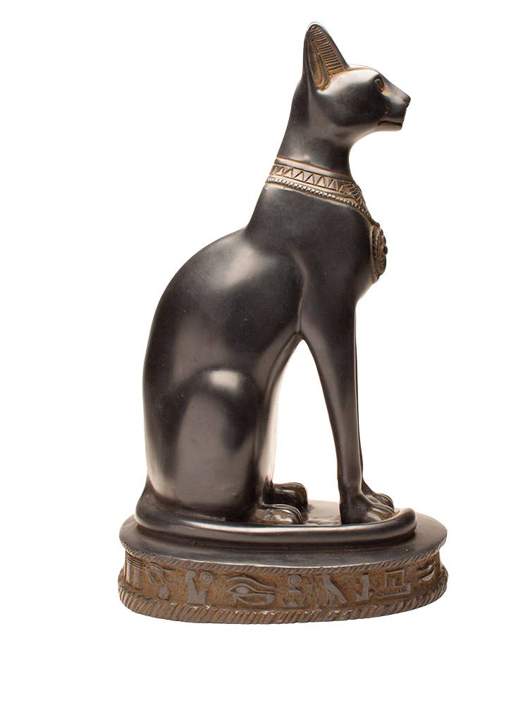 Discoveries, Inc. - Wholesale Decorative Figurine - Bastet Cat Statues - Black - Egyptian Goddess14
