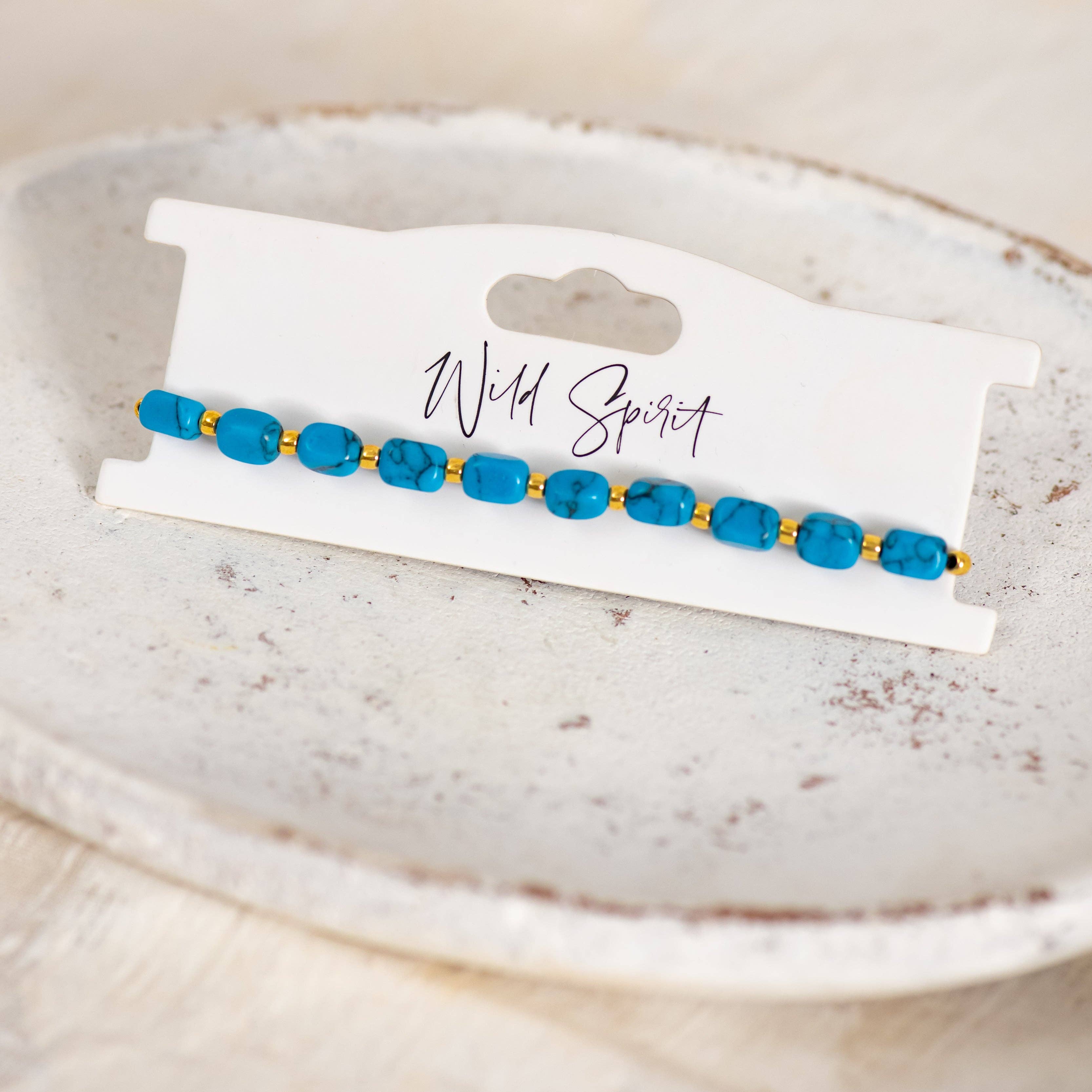 Wild Spirit London - Wholesale Armband met kralen - De Blauwe Nomade Armband0
