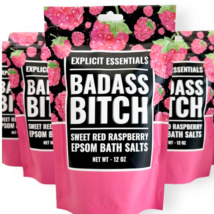 Explicit Essentials - Wholesale Bath Salts - Bad Ass Bitch Bath Salts 12oz Bag 9