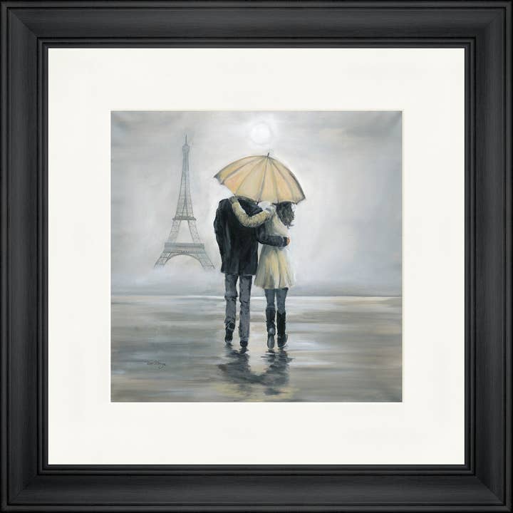 Parisian Moment Square Framed Print (13" or 19") for wholesale by Bree Merryn Art Ltd