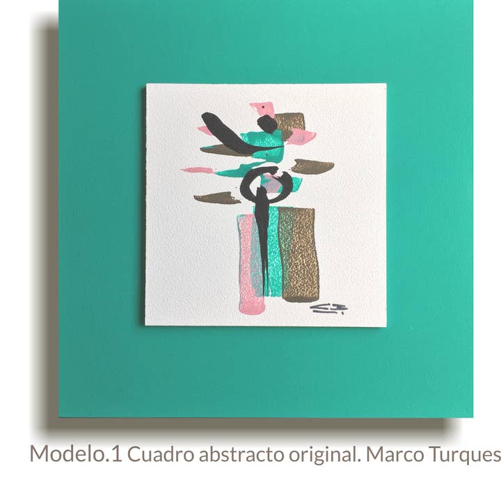 Decoratief beeld. Abstract acrylschilderij. Origineel. voor wholesale door Galoartworks