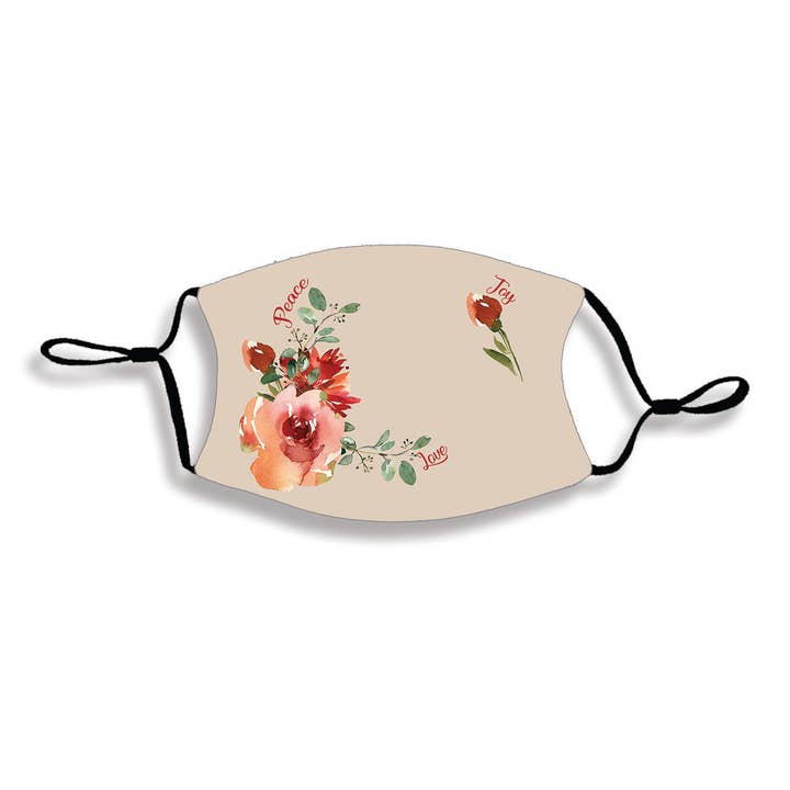 Dicksons - Wholesale Non-Medical Disposable Mask - PEACE JOY FLORAL FACE MASK