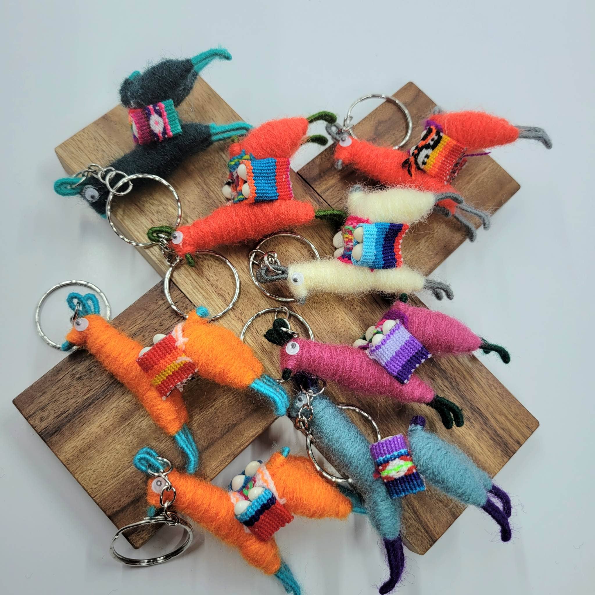 My Momotaro - Wholesale Keychain - Unisex - Llama keychain handmade in Peru, Llama Alpaca Keychain6