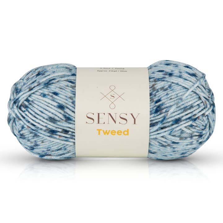 Sensy - Wholesale Yarn - Sensy Tweed Yarn, 3.5 oz, 214 Yards, Gauge 4 Medium