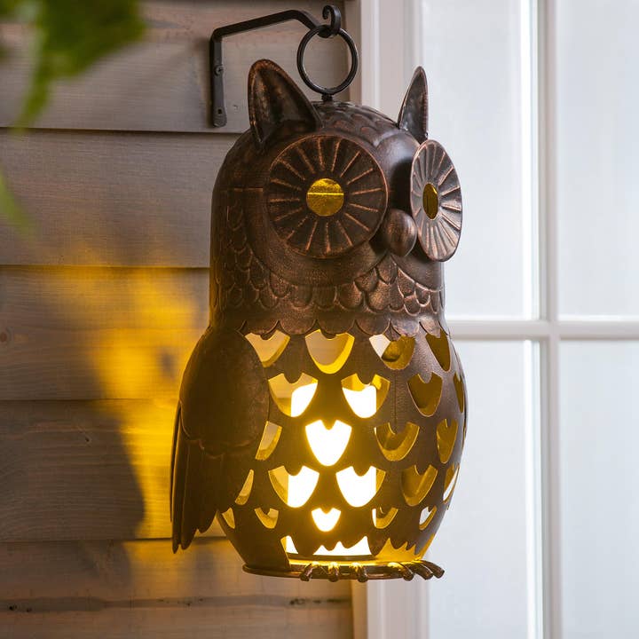 18"H LED Owl for wholesale by Evergreen Enterprises
