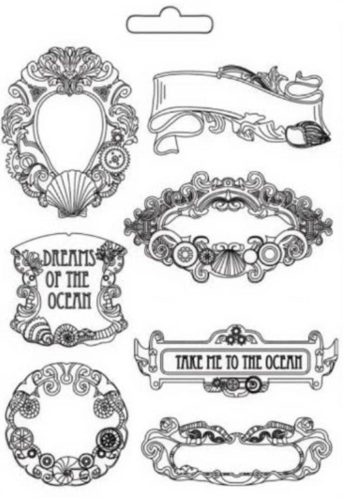 ASAP Craft Supplies - Vendita all'ingrosso Attrezzature per lavoretti e fai da te - Stamperia Soft Maxi stampo A5 di Stamperia Intl0