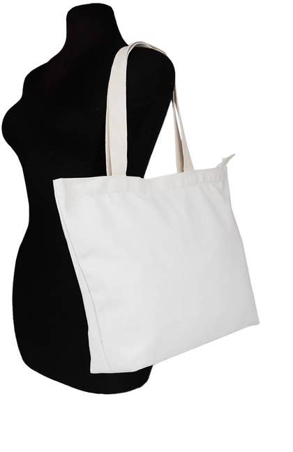 Alo Organic International – Sacola - Unissexo por atacado – Bolsa Tote Versátil de Lona Larga com Zíper4