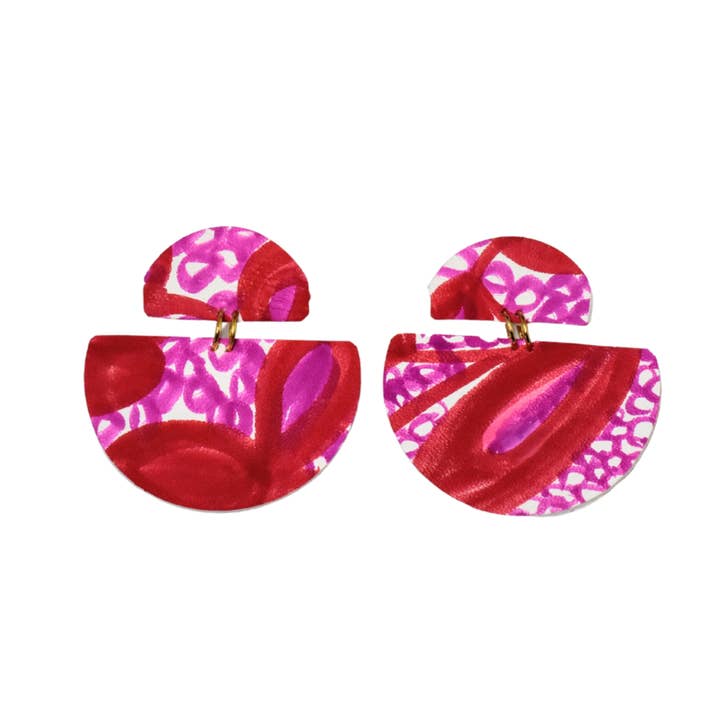 Pattern Gems - Wholesale Dangle Earrings - Dahlia Earrings0