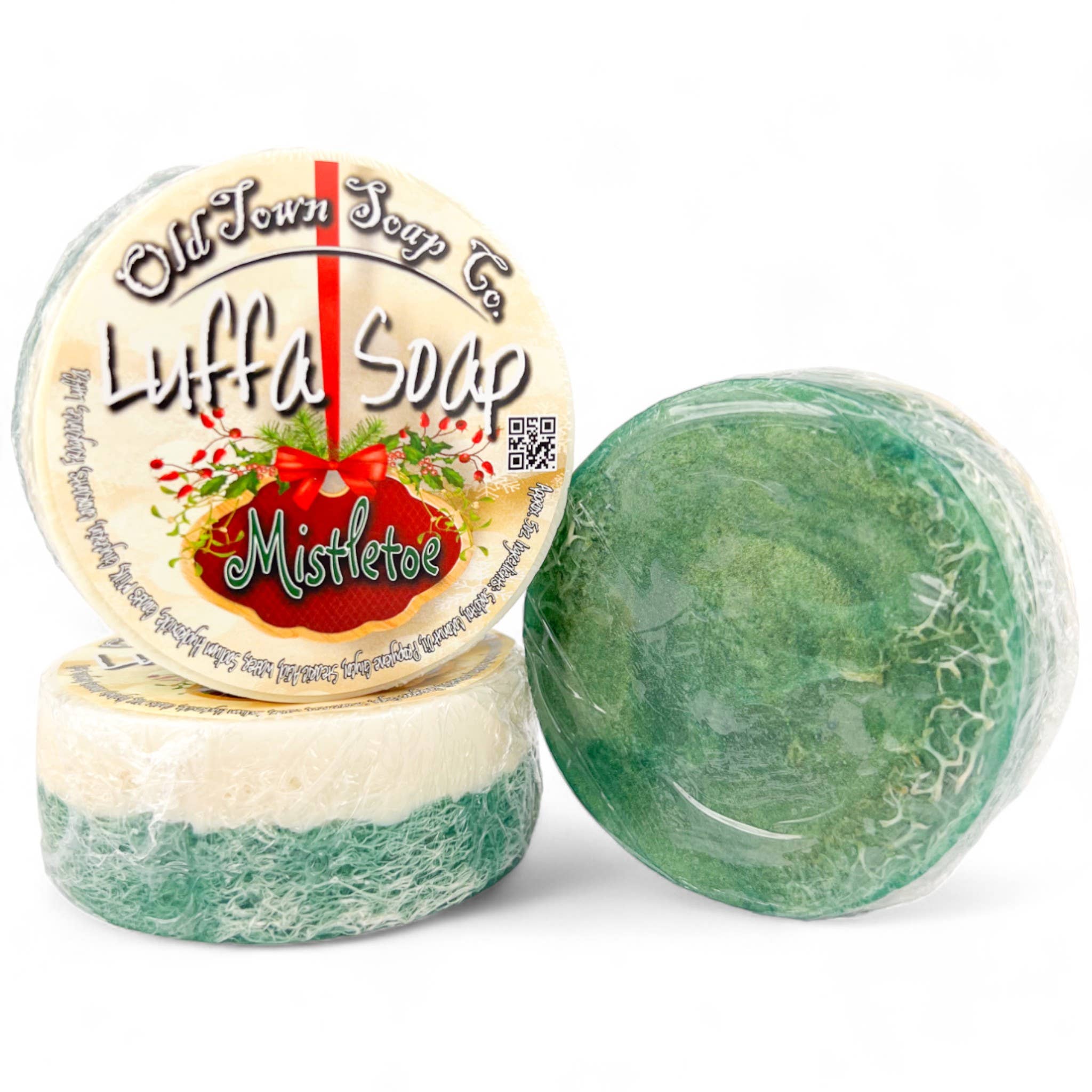 Old Town Soap Co. - Wholesale Bar Soap - Christmas Scented Luffa Soaps0