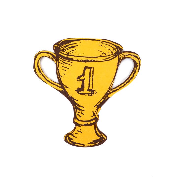 Sports Trophy Napkins for wholesale by Gatherings by Curated Paperie