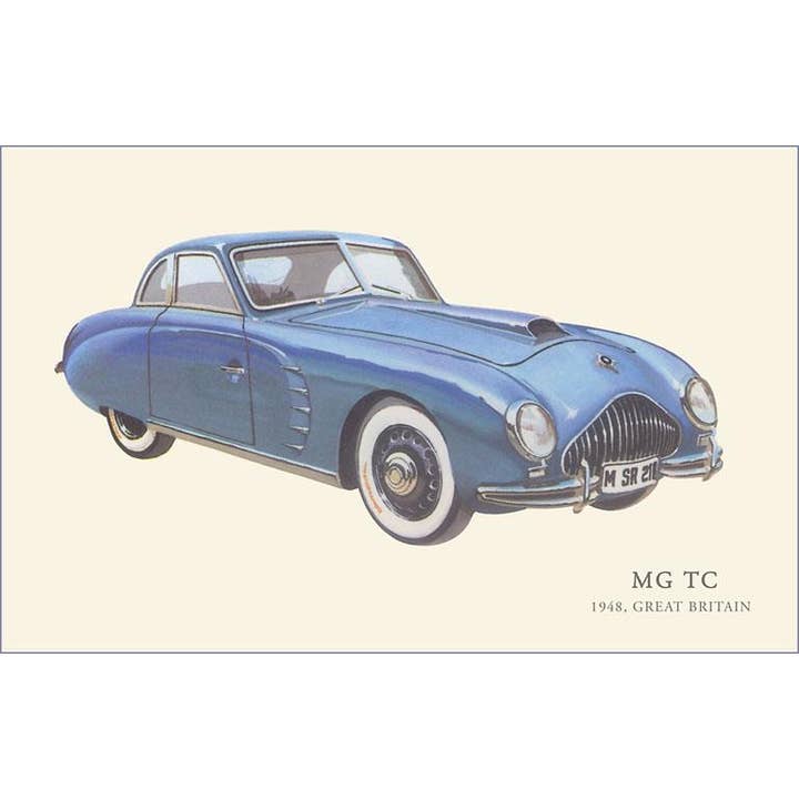 Magnet KE-114 Sporty MG TC for wholesale by Found Image Press