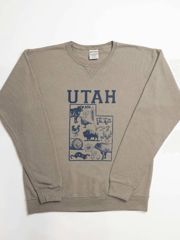 Utah - Camisola Cinzenta de Agricultura do Estado por atacado de American Farm Company