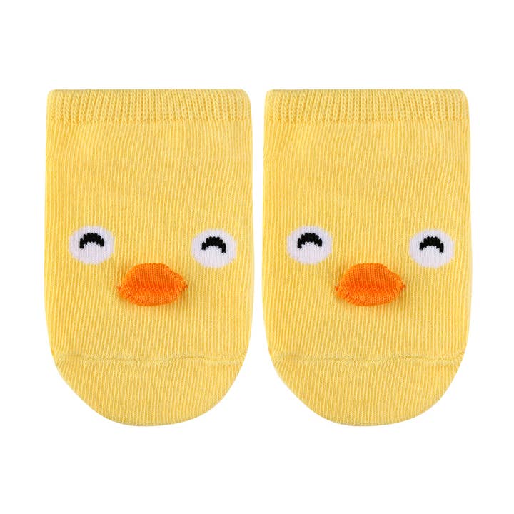 Yellow Chicky Animal Character Socks for wholesale on Faire0