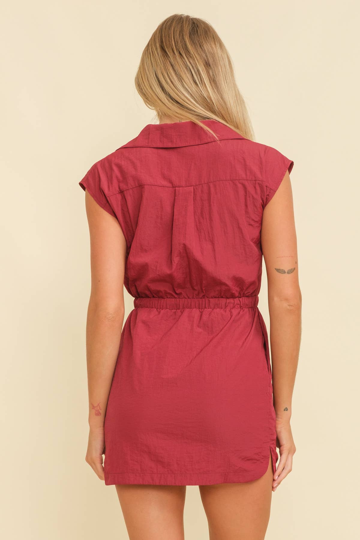 Cloud Ten - Venta al por mayor Vestido - Mujer - CD11943 - MINIVESTIDO CON CREMALLERA Y MANGA CORTA14