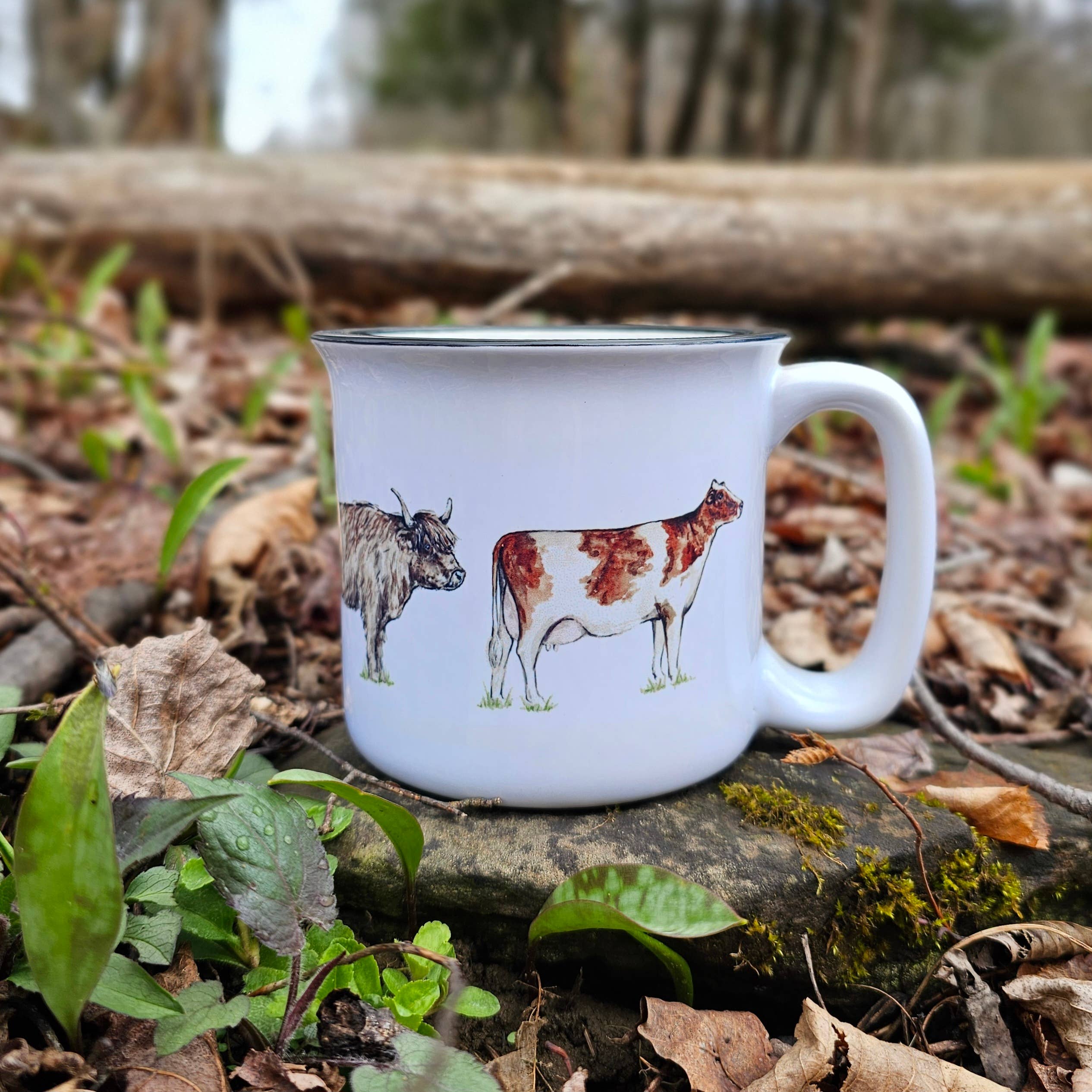 The Cranberry Finch - Wholesale Coffee Mug - Cow Lover Coffee Mug2
