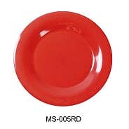 Yanco - Wholesale Dinner Plate - 5 1/2" WIDE RIM ROUND PLATE ORANGE RED0