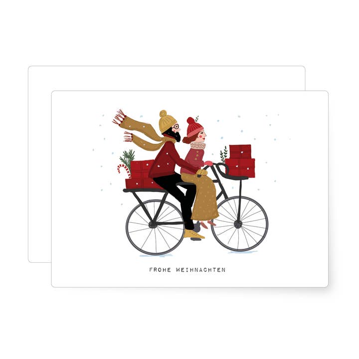 Passeio de Natal | postal por atacado de MIAO Papeterie