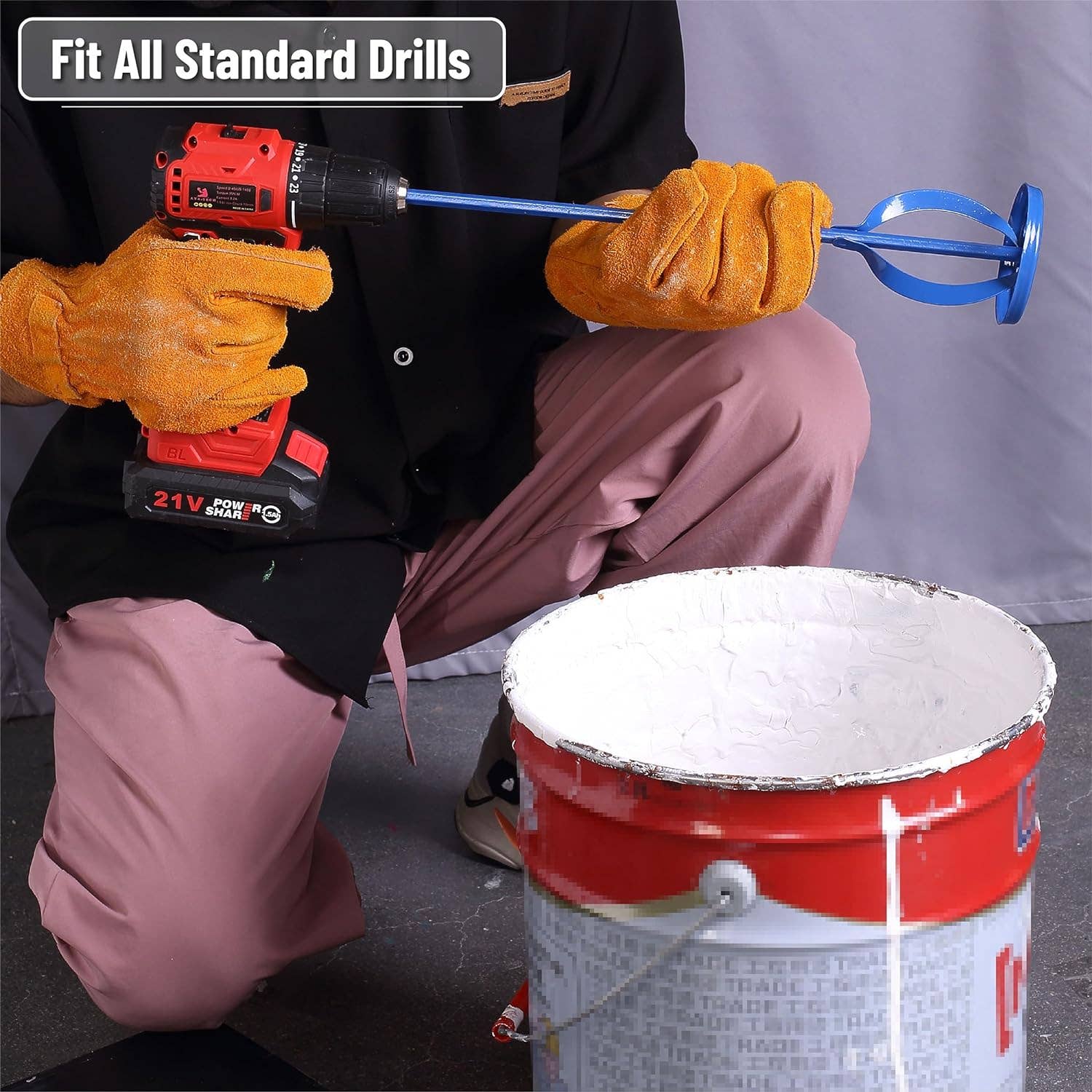 Bates Choice – wholesale Kitchen tool/gadget – Bates- Paint Mixer, 1 to 3 Gallon Buckets4