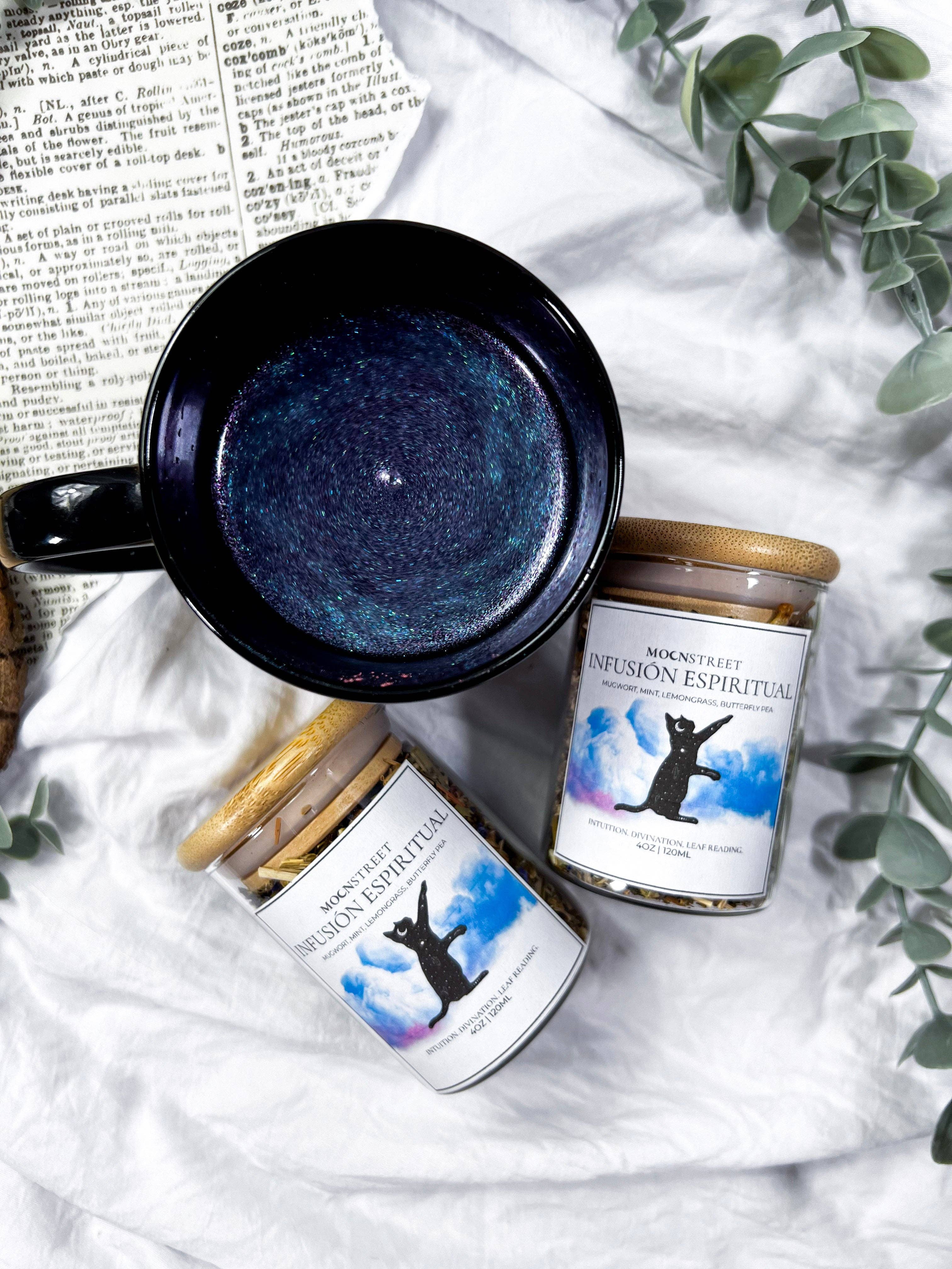 Moon Street Kits - Wholesale Loose Tea - Infusión Espiritual: Té de Hierbas con Glitter Comestible4