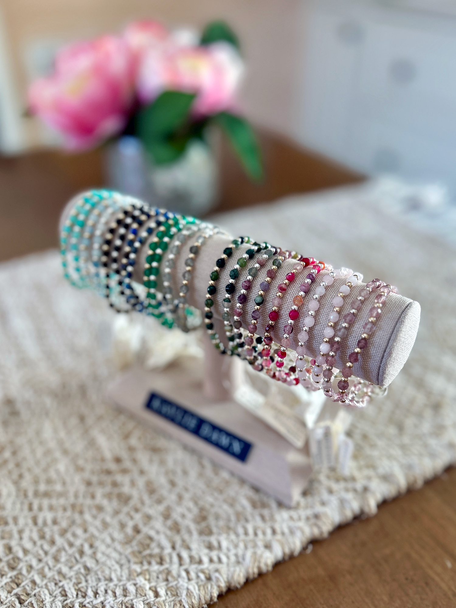 Kaylie Dawn Jewelry - Wholesale Beaded Bracelet - Elley Stretchy Stackable Gemstone Bracelet, Handmade in USA7