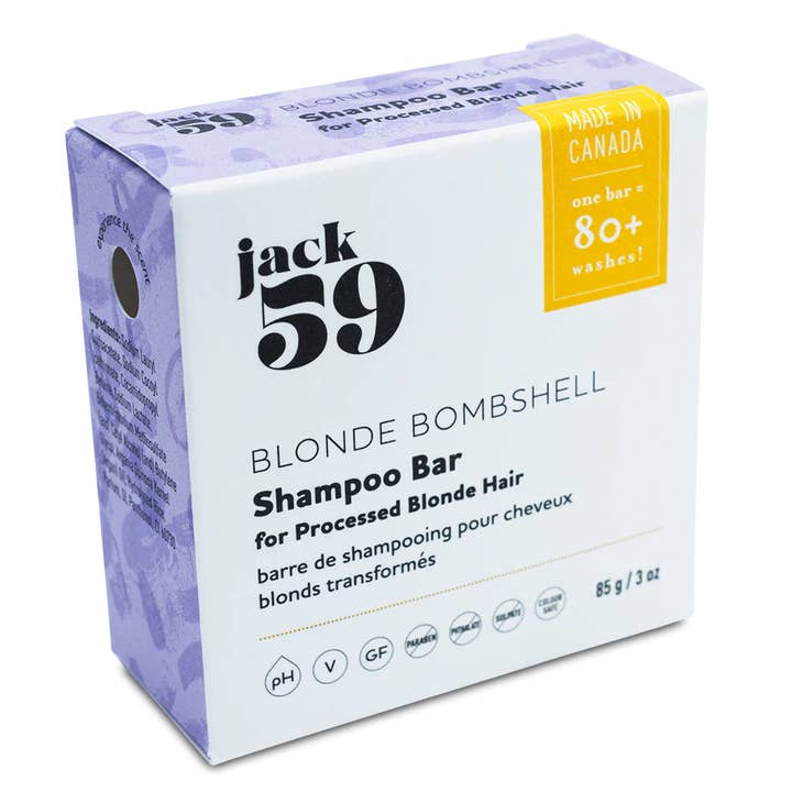 Jack59 | BLONDE BOMBSHELL Shampoo Bar for wholesale by Abundance Naturally Ltd.
