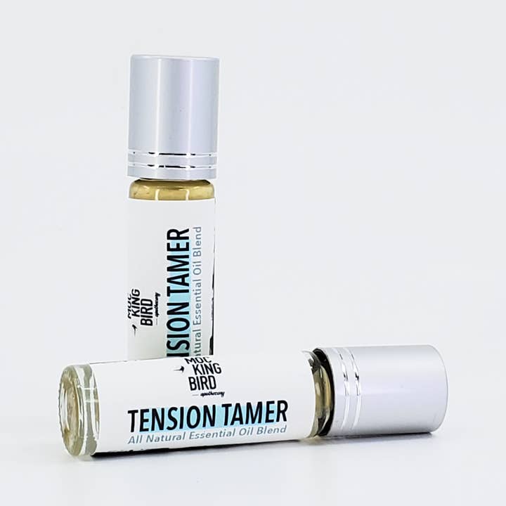 Tension Tamer Balance Emotions Ätherisches Öl Roll-on | Magnesium‑Mischung zur Stresslinderung mit Lavendel, Kamille & Weihrauch für den Großhandel von Mockingbird Apothecary