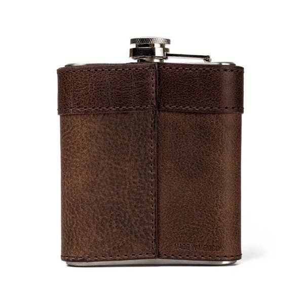Mission Mercantile Leather Goods – Großhandel Taschenflasche – Campaign Leder Flasche