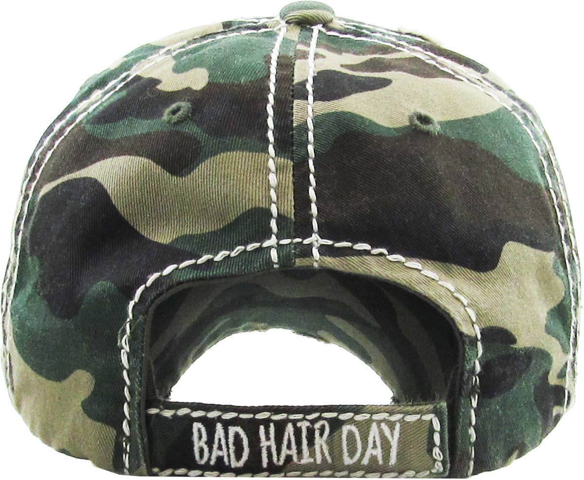 KBETHOS - Vendita all'ingrosso Cappellino da baseball - Donna - Berretto a sfera vintage lavato Bad Hair Day8