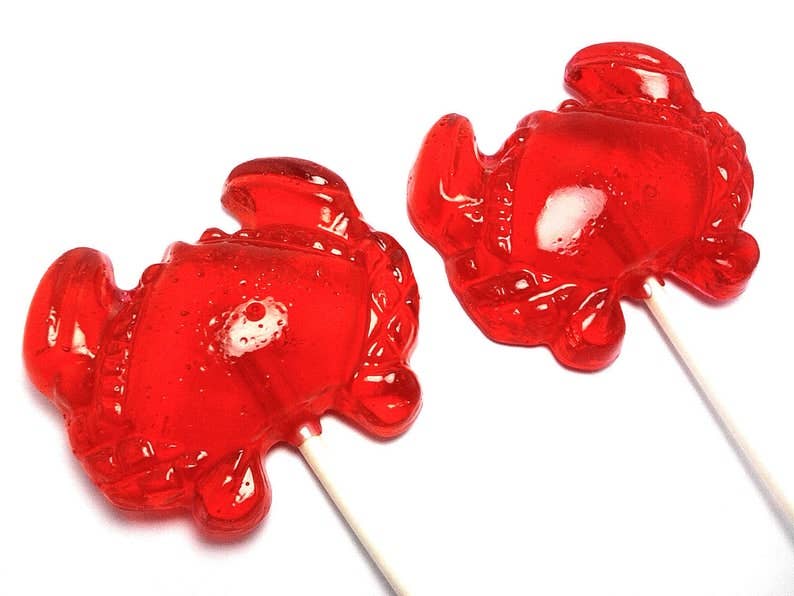 Lollipops by Candied Cakes - Wholesale Lollipop - XLARGE CRAB LOLLIPOPS1
