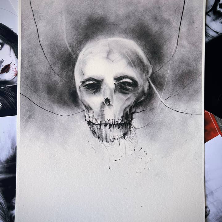 Andy Sciazko Art - Wholesale Art Print - Skeleton-Fine Art Print-Macabre-Gothic