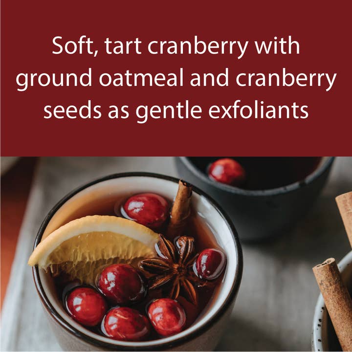 Joy Lane Farm - Vente Pains de savon - Savon artisanal artisanal au lait de chèvre aux canneberges1