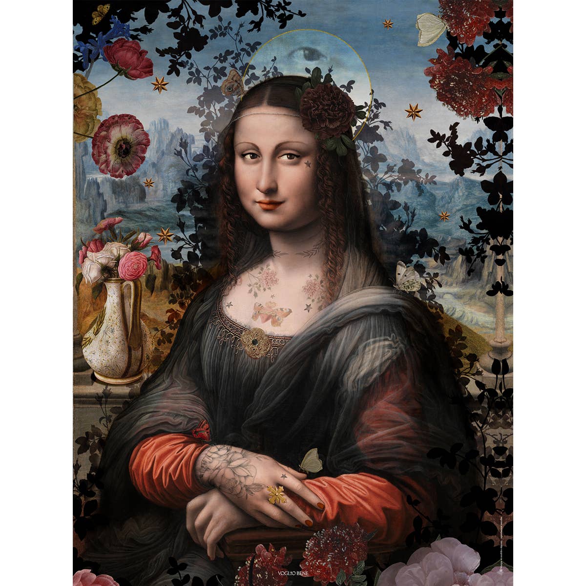 Voglio Bene – Impressão artística por atacado – Poster Mona Lisa no formato A40