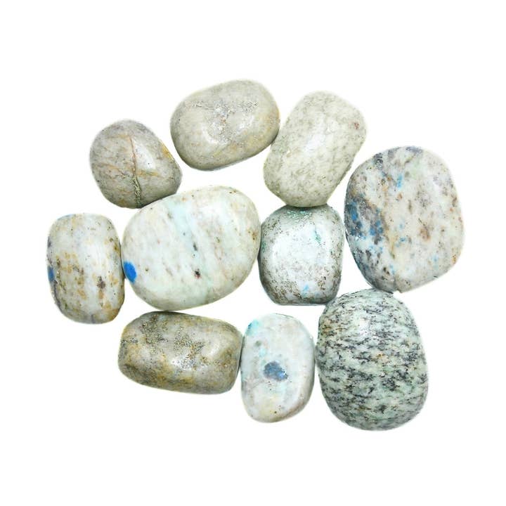 Tumbled Crystal - K2 Azurite, 2lbs for wholesale by Earths Elements Wholesale