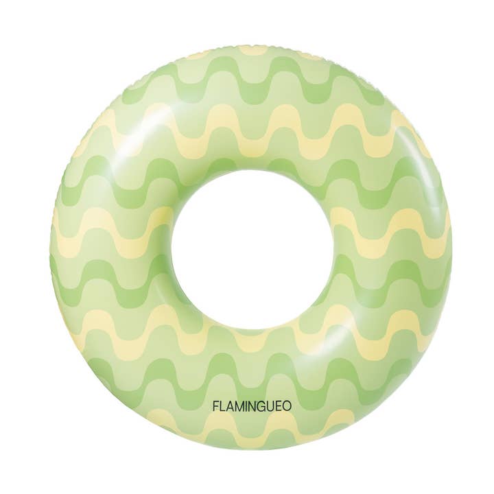 Green donut float for wholesale by Flamingueo